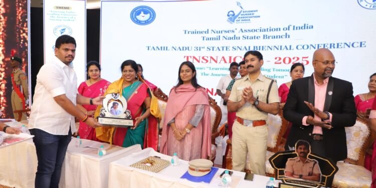 ஜி டி என் செவிலியர் கல்லூரியில் நடைபெற்ற தமிழ் மாநில செவிலிய மாணவர்கள் சங்கத்தின் 31 வது மாநில மாநாடு
