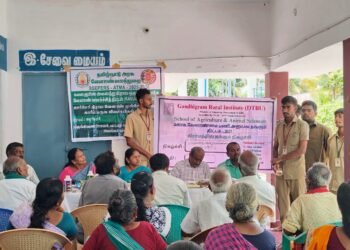 மதுரை மாவட்ட அலங்காநல்லூரில் முதலமைச்சரின் உழவனைத்தேடி திட்டம் வேளாண்மை துறைமூலம் ஊர்சேரி கிராமத்தில் அப்பகுதி விவசாயிகளுக்காக நடைபெற்றது.