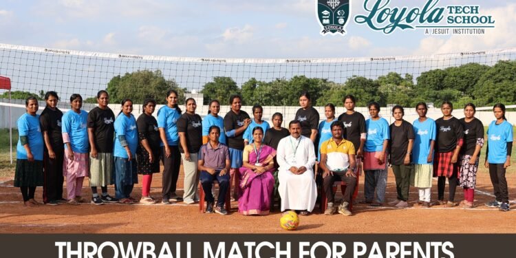 திண்டுக்கல் லயோலா டெக் பள்ளியில் பெற்றோர்களுக்கான 2025 பெண்களுக்கான பந்து வீசும் போட்டி நடைபெற்றது ‌.